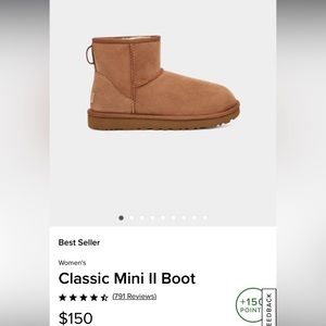 Ugg Mini’s in chestnut - US women’s size 7 - excellent condition